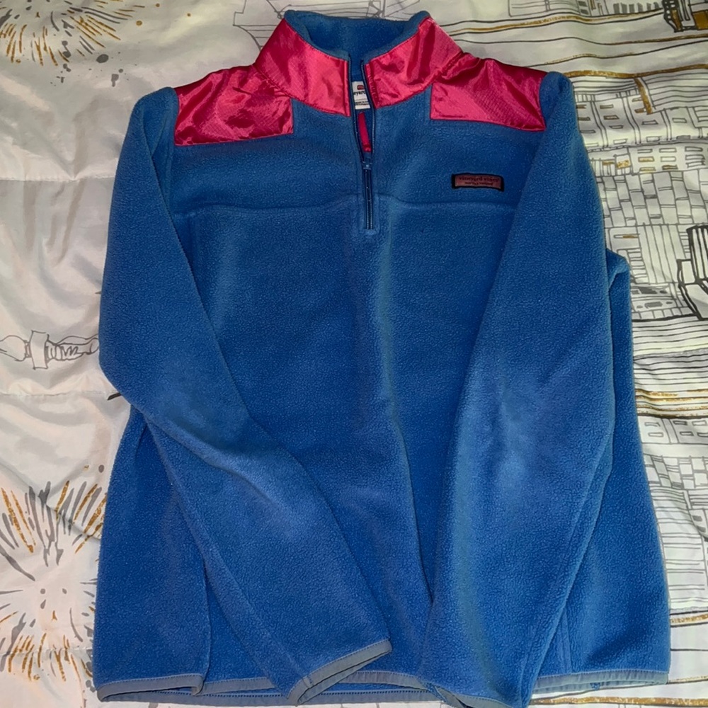 Vineyard Vines pink and blue shep shirt